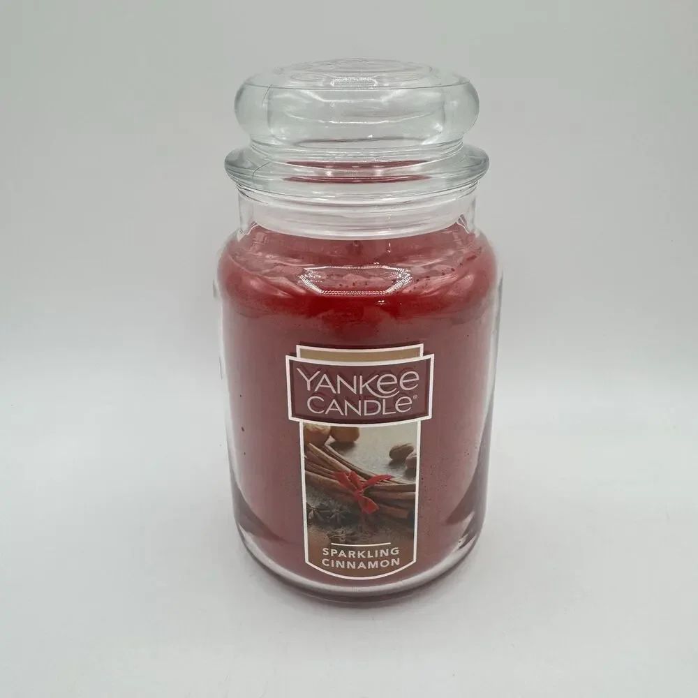 Yankee Candle SPARKLING CINNAMON Large 22oz Jar Candle